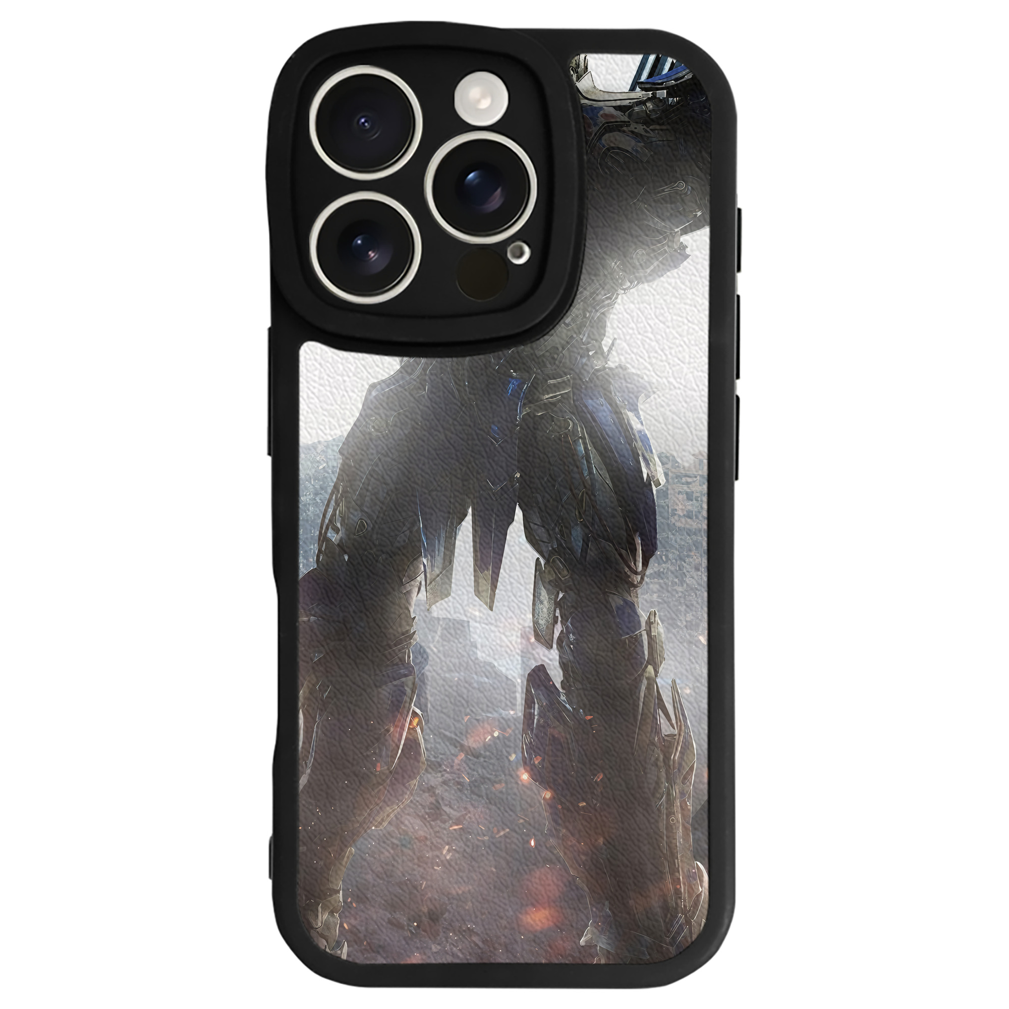 （画像用） Transformers トランスフォーマー 【iPhone 16シリーズ対応】シリコンスマホケース（レザー調） 材質：シリコン